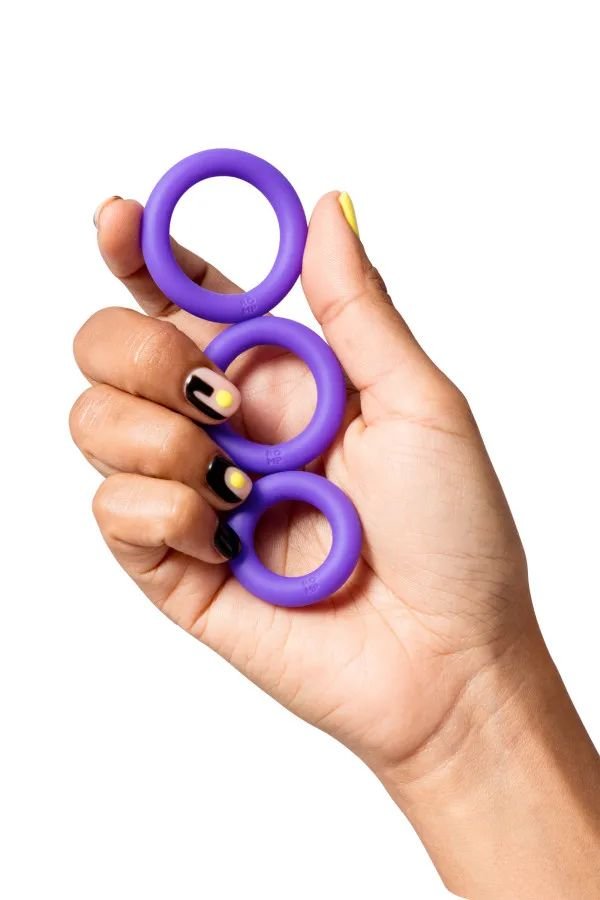 Romp Remix Trio, anneaux péniens en silicone