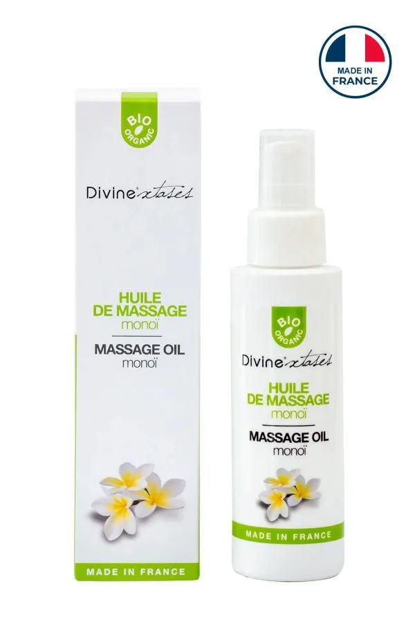 Huile de massage bio Divinextases Monoï 100ml