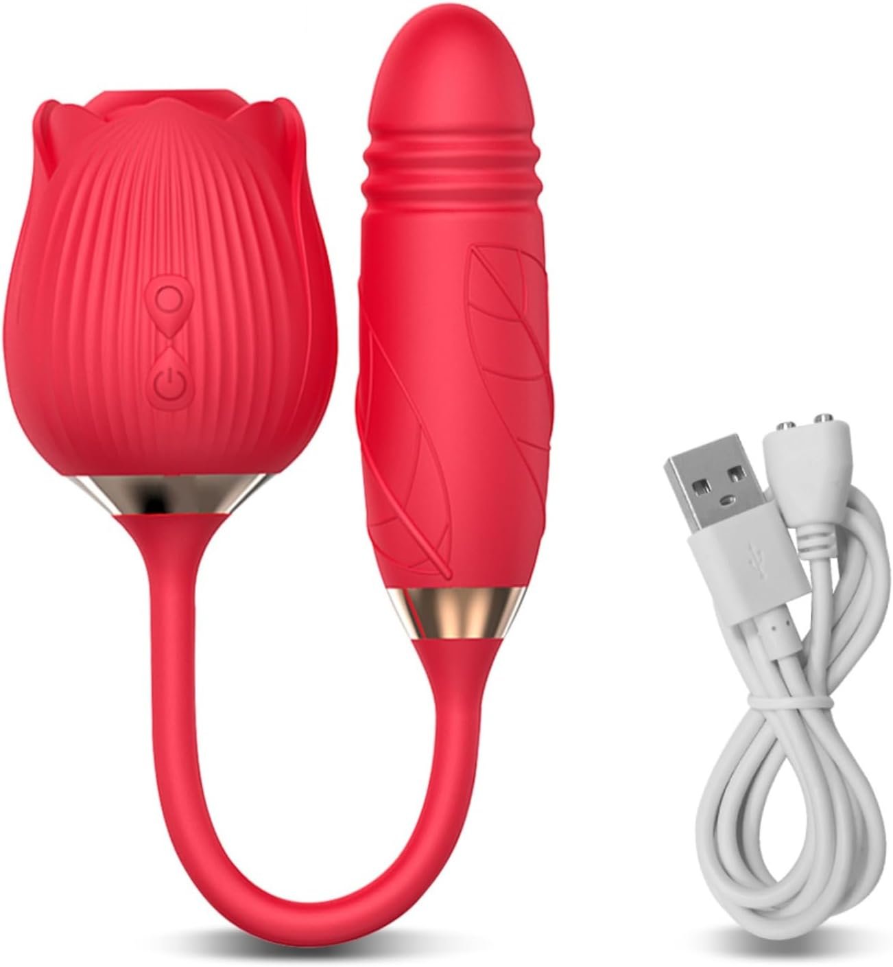 vibromasseur rose 2 en 1 aspiration clitoridienne et point g extasia