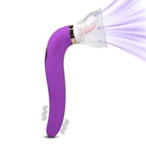 Vibromasseur Succion et Léchage Ventouse Violet