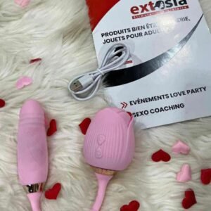 Fonction De Succion Et D'étirement Puissante Pour Jouet Pour Femme - Rose